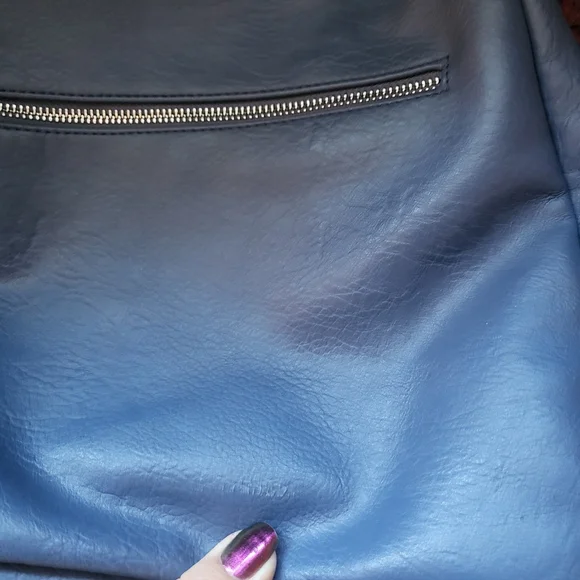 INC Blue Leather Purse - Picture 10 of 10